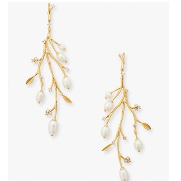 $98 Kate Spade brilliant branches statement earrings - Picture 3 of 9